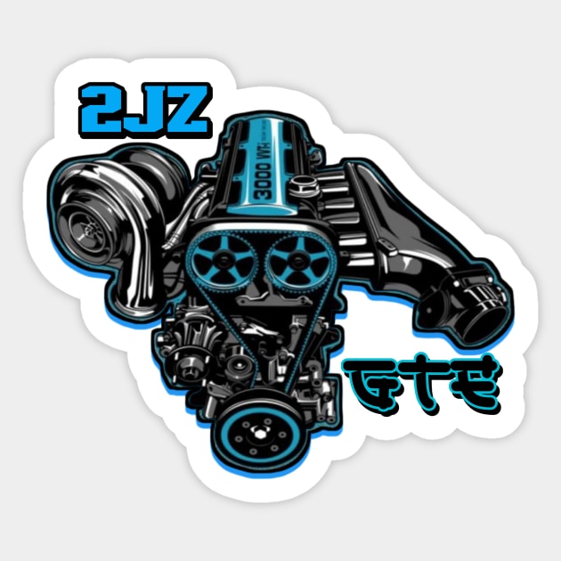 2JZ - GTE Sticker by VM04